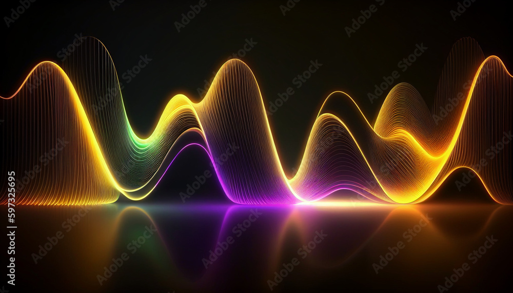 Poster modern and stylish wallpaper design that has been created through 3d rendering. the abstract backgro