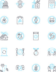 Natural gas linear icons set. Fuel, Energy, Combustion, Pipeline, Fracking, Exploration, Extraction line vector and concept signs. Reserves,Flammable,Heating outline illustrations