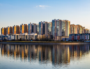 Obraz premium country skyline at night