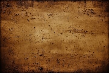 grungy brown background with a black border. Generative AI