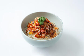 various Vegetables and Noodles, Bibim-guksu