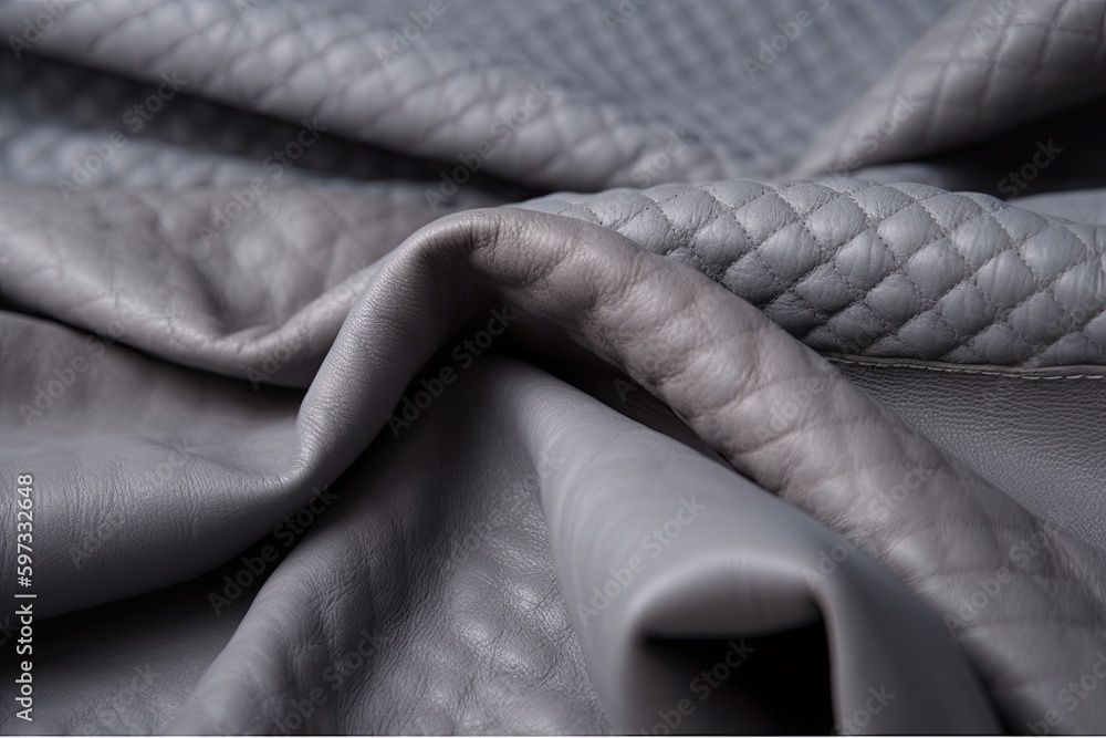 Poster close-up view of leather texture with intricate details. generative ai