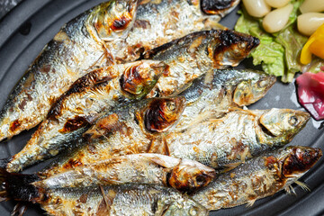 grilled fish on a plate