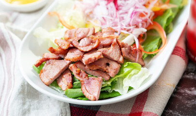 Salad with Duck Bulgogi