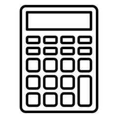 Calculator icon to help with financial or math calculations