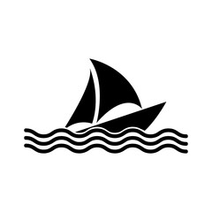 Sinking icon. Sinking logo concept vector illustration on white background..eps