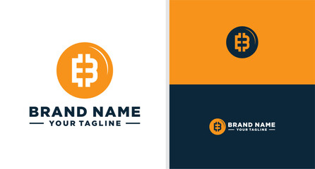 BITCOIN LOGO TECHNOLOGY DIGITAL PAYMENT EDITABLE