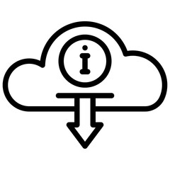 Cloud outline icon