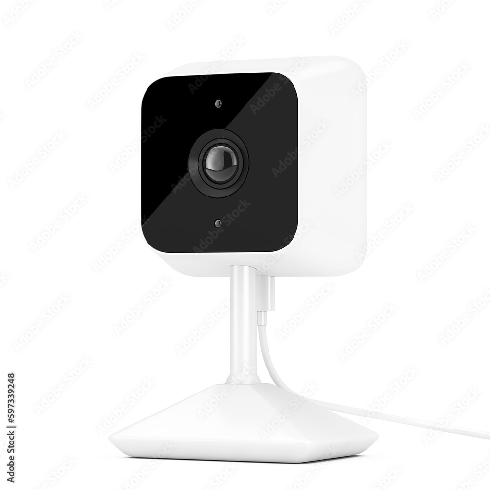 Aufkleber White Modern Web Camera. 3d Rendering