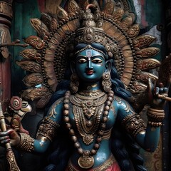 Fototapeta premium goddess statue generated using AI with a human prompt engineer