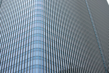 東京都の高層オフィスビルの外壁の風景