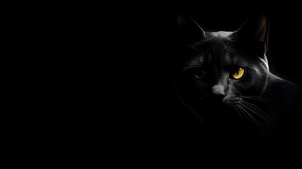 Black Cat Wallpaper images | Generative AI