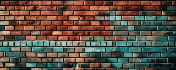 Brick wall background, Brick wall texture Created Generative Ai