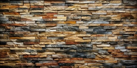 Abstract stone wall texture background. Created Generative Ai
