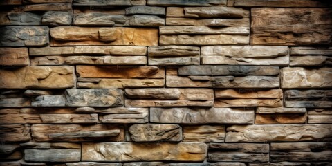 Obraz premium Abstract stone wall texture background. Created Generative Ai