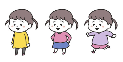 3歳くらいの女の子