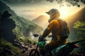 Extreme Moto biking in the jungle