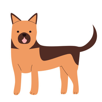 Dog illustration_Aries german shepherd