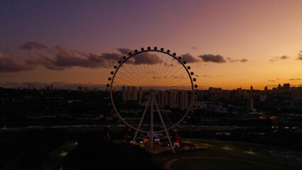 Ferris wheel Vila Lobos Sao Paulo