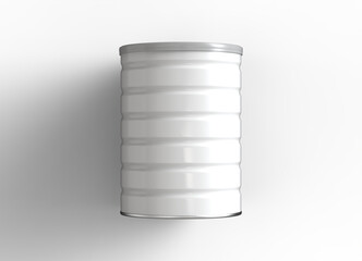 Blank Milk Powder Container Tin Can or Jar Mockup