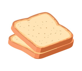 Freshly baked bread slice, a symbol of healthy eating