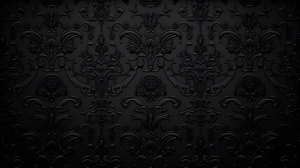 Black Vintage Wallpaper images | Generative AI