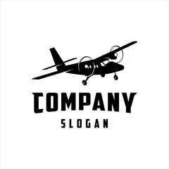 Aviation logo with simple style design