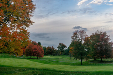GOLF COURSE IN AUTUMN