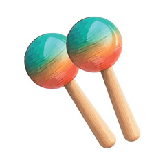 maracas, fun toy for musical activity