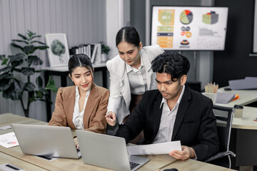 Financial supervisor advises, coaches and trains the trainee employees in business analytics. Giving suggestions and feedback to help enhance all relevant skills. Personal development is the focus.