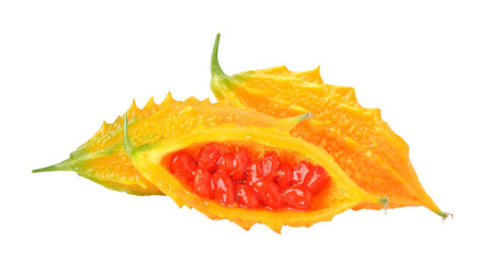 bitter melon isolated on transparent png