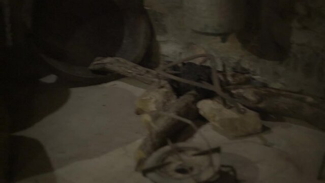 interior traditional Algerian house - Kabylian - Slow Motion