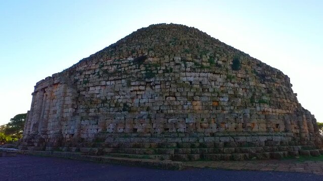 Royal Mausoleum of Mauretania Algeria - Slow Motion