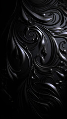 Black Wallpaper Vertical Background | Generative AI