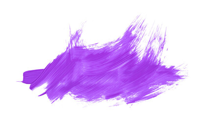 Shiny purple brush isolated on transparent background. purple watercolor png