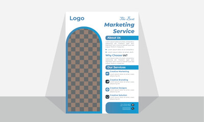 template for infographics of business, professional business flyer layout.