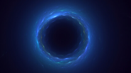 3D rendering abstract circle light background