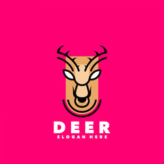 Deer mascot logo