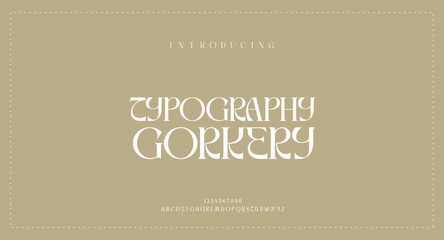 Luxury wedding alphabet letters font typography elegant classic serif fonts decorative vintage retro