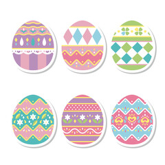 イースターエッグ セット シール