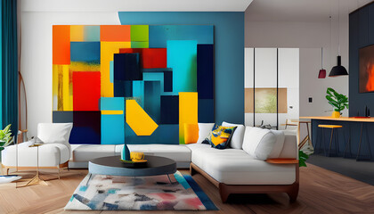 Aesthetic Minimalist Living Room