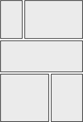 Comic page layout