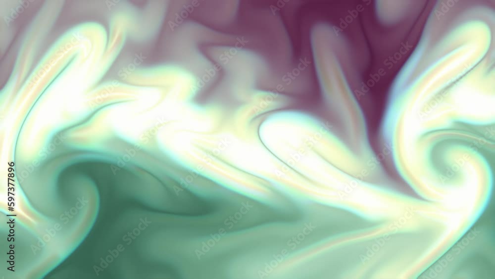 Poster psychedelic color liquid images in abstract motion.
