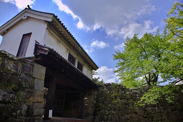 史跡和歌山城の岡口門