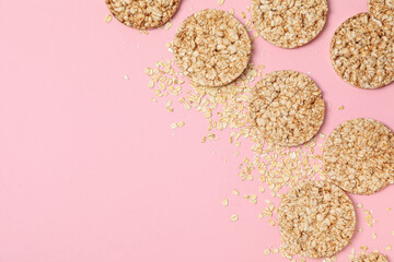 Healthy food, food for diet and weight loss - crispbreads