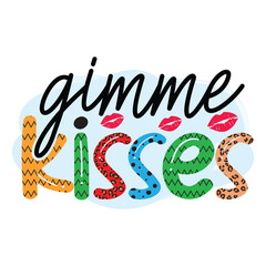 Love Typography Sublimation Design