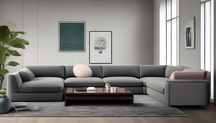 Aesthetic Minimalist Living Room