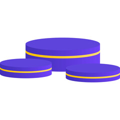 3D Vector Podium