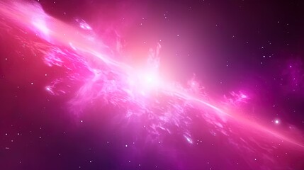 Pink universe light. Galaxies sky in space Planets and stars beauty of Galaxy space exploration.