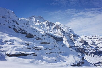 Obraz premium ski resort in the mountains